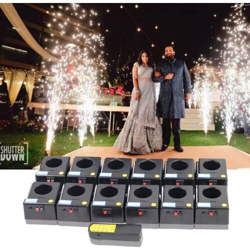 Wedding electric sparklers fireworks in stage CE passed Stage Cold fountain fireworks firing system wedding decoration