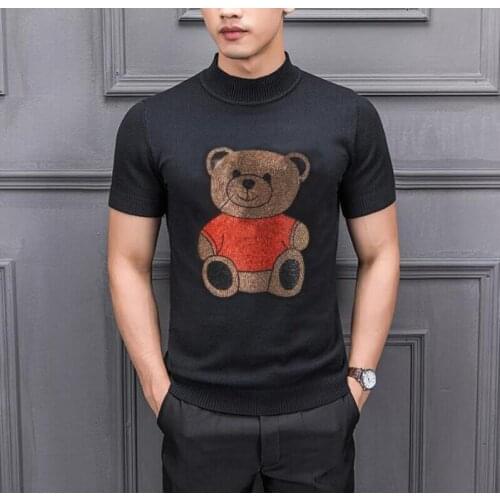 Rhinestones Sweater Men Casual O-Neck Pullover Men Clothes Autumn Winter New Arrival Top Diamond stone Mens Cashmere Sweaters
