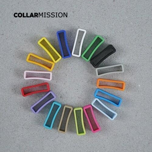 25mm high quality colorful plastic buckle retainer can be used for dog collars and dog leash accessories