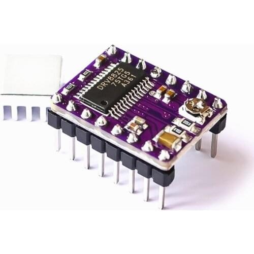 5PCS3D Printer parts StepStick DRV8825 Stepper Motor Driver With Heat sink Carrier Reprap 4-layer PCB RAMPS replace A4988 Driver