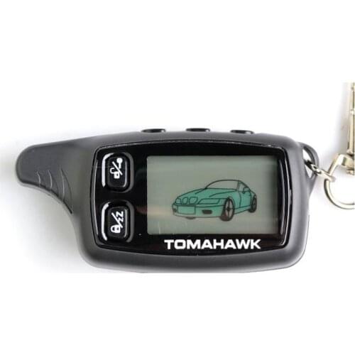 TW 9030 LCD Remote Controller Keychain for Russia 2 way car alarm sytem Tomahawk TW9030 Tomahawk TW-9030 Key Fob Chain