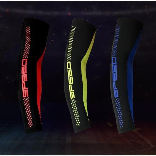 1 Pair Breathable Quick Dry UV Protection Running Arm Sleeves Basketball Football Elbow Unisex Sports Safety Cycling Arm Warmers