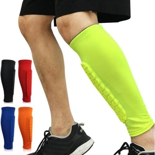 1PCS Men Women Compression Honeycomb Sleeve Leg Warmer Sport Calf Leg warmers Cover Calf Brace For Cycling Marathon Running