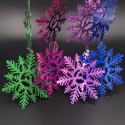 10g/10pcs 85mm large snow hollow-out Christmas deer sequins for the Christmas holiday party DIY home curtain manual decoration