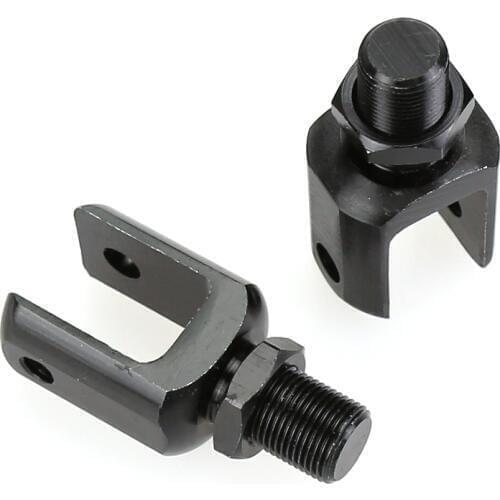 2pcs Metal absorber suspension U-type 1/5 RFY For motorcyle shock 320mm Tools Black