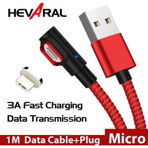 3A Magnetic Charging Cable Micro Plug Support Data Transmission Fast Charging Data Cable For Android Phone Fashion Easy Quality