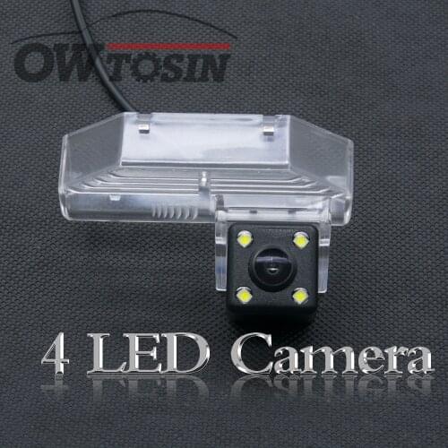 4 LED light Backup Rear View Camera For Mazda 6 M6 GH Ruiyi RX-8 Car Parking LCD Mirror Monitor
