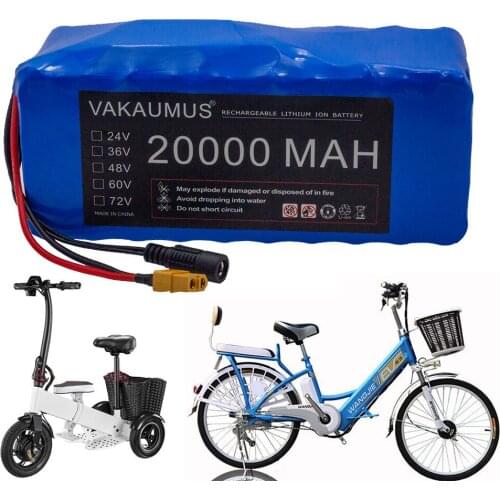 36V Battery 10S4P 20Ah Battery Pack 500W High Power Battery 42V 20000MAH Ebike Electric Bike BMS+42V 2A Charger