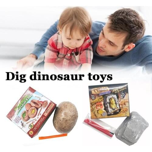 Archaeological Digging Pirate Skull Dinosaur Fossils Toy Dinosaur Skeleton Model Childrens Educational Exploration Toys