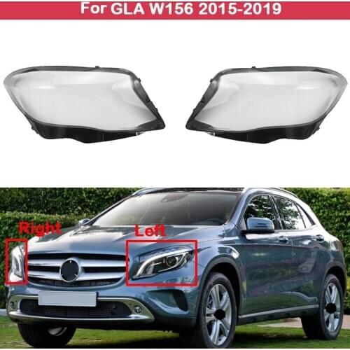 Car Front Headlight head light lamp Lens Shell Cover Replacement for Mercedes-Benz GLA W156 2015-2019