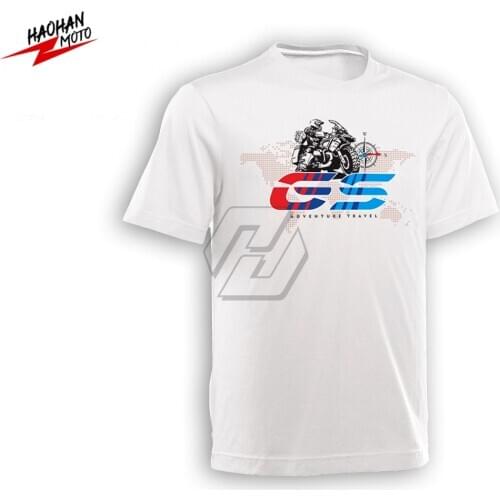 For BMW F650GS F700GS F800GS F850GS G310GS R1200GS Adventure T Shirt O-Neck Printed T-Shirt Short Sleeve T-Shirt