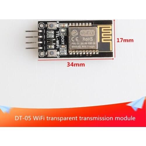 DT-05 Wireless WiFi Serial Port Transparent Transmission Module TTL to WiFi Compatible with Bluetooth HC-06 interface ESP-M2