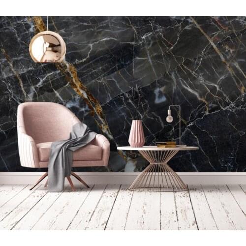 Beibehang Custom Photo Wall Mural Modern Black marble 3D Bedroom Living Room TV Background decoration Wallpaper Wall Covering