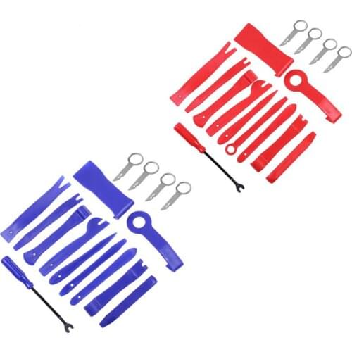 16pcs Car Audio Disassembly Tool Kit Auto Car Radio Panel Door Clip Panel Trim Dash Audio Removal Installer Pry Kit Repair Tool