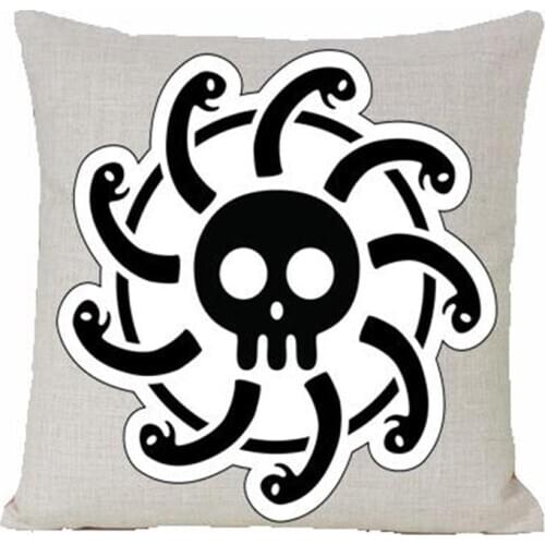 One Piece pillow cover, creative cartoon Animation One Piece throw pillow cover pillowcase
