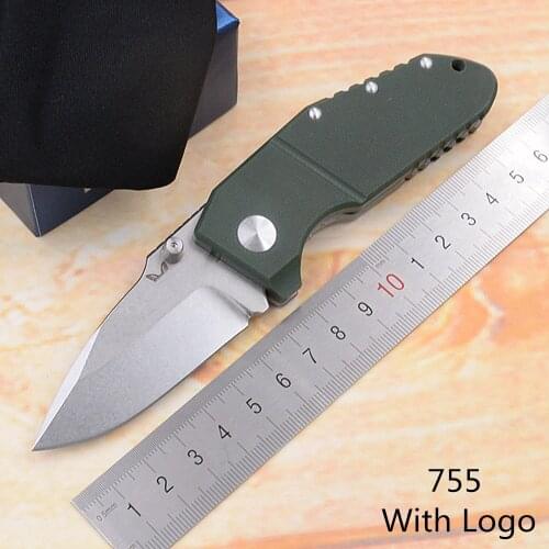 JUFULE New 755 Titanium G10 handle D2 Mark M390 Blade folding Pocket Survival EDC Tool hunting Utility outdoor camping knife