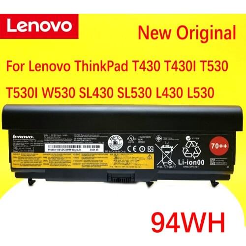 Lenovo ThinkPad T430 T430I T530 T530I W530 SL430 SL530 L430 L530 45N1104 45N1105 45N1013 NEW Original Laptop Battery