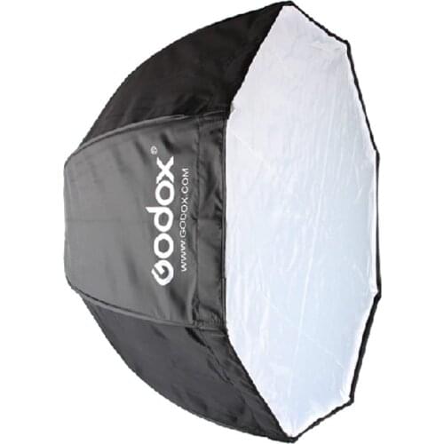 Godox 120cm / 47.2in Portable Octagon Softbox Umbrella Brolly Reflector for Speedlight Flash