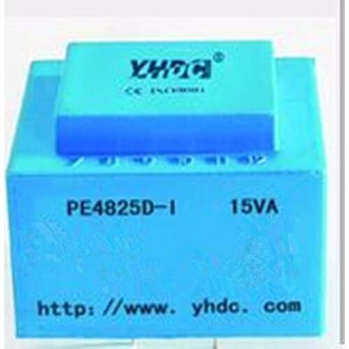 PE4825-I Power 15VA input 230V Output 6V 50-60Hz Vaccum Epoxy Encapsulated PCB Welding Isolation Transformer