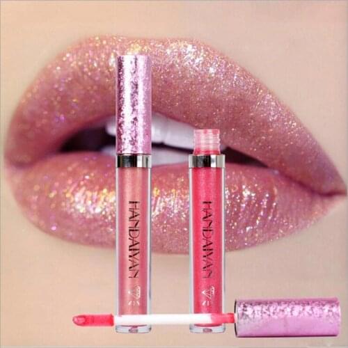 Sexy Non-stick Cup Lip Gloss Waterproof Pearlescent Liquid Lipstick Moisturizer Beauty Makeup Rouge à lèvres