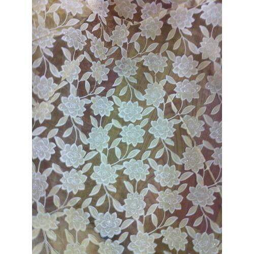 CS 113 Fresh Floral Sheer Tulle Voile Door Curtain fabric Window Room Drape Panel Scarf Valance Hot custom diy sheet Jacquard