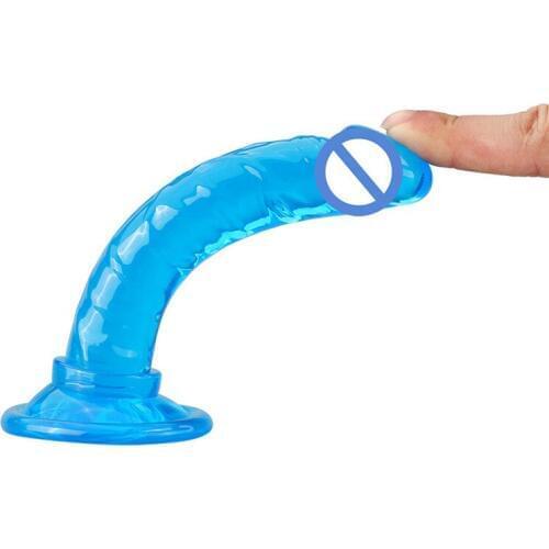 Realistic Dildo Anal Masturbator Sex Toys for Couples Crystal Dildo Suction Cup Penis Thrusting Dildo Phalos for Women