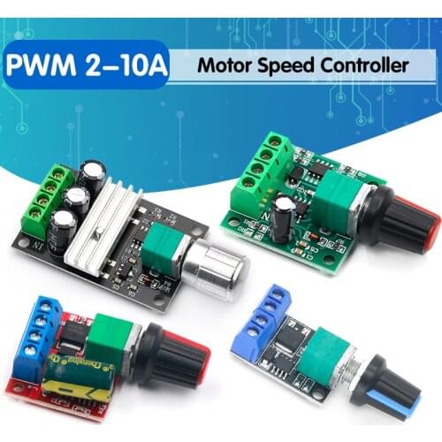 DC 6V 12V 24V 28VDC 3A 80W PWM Motor Speed Controller Regulator Adjustable 3A Motor Speed Controller Regulator