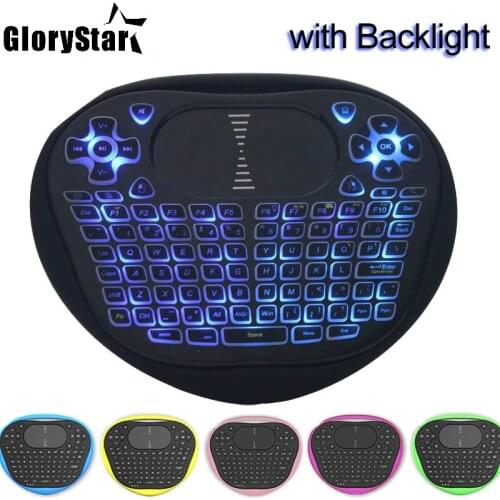 Backlit Touchpad with Mouse T8 2.4GHz Wireless Mini Keyboard for Smart TV, PC, PAD, Google Android TV Box