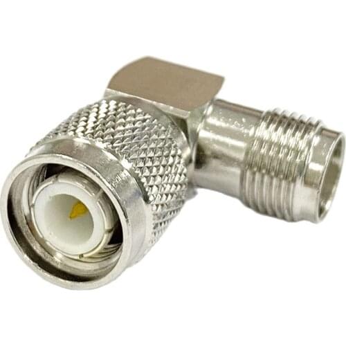 TNC Male Plug to Female Jack RF Coax Adapter Convertor Right Angle 90-Degree NEW