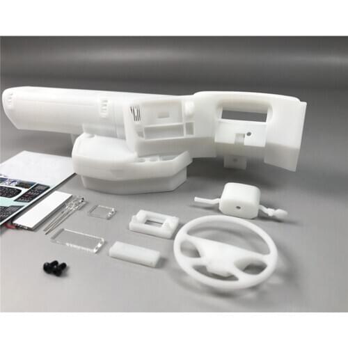 Internal Center Cab Left Right Console Cabin for 1/14 Tamiya Scania R620 56323 RC Truck Durable Plastic DIY Modification Parts