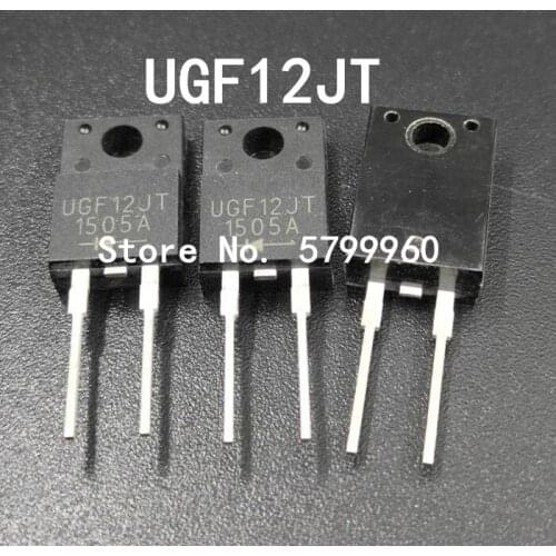 10pcs/lot UGF12JT TO-220F-2 12A 600V
