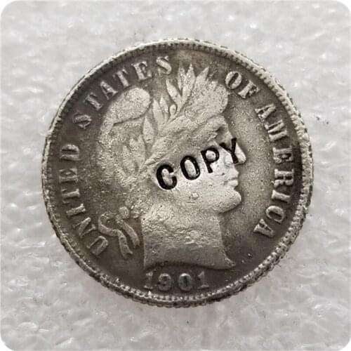 1901-S Barber Liberty Head Dime COPY commemorative coins-replica coins medal coins collectibles
