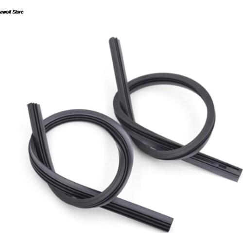 2PCS Silicone 26 Inch Car Bus Universal Frameless Windshield Wiper Blade Refill
