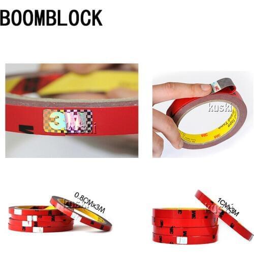 3M Car Auto Tape Double Sided Tape Stickers for Fiat 500 Kia Rio K2 Ceed Sorento Skoda Octavia A5 A7 2 Rapid Fabia Yeti Superb