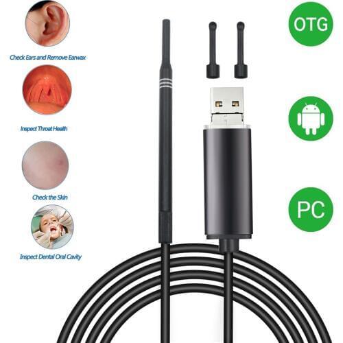 5.5mm USB Ear Cleaning Endoscope Camera HD Visual Ear Spoon Multifunctional Earpick Mini Camera Ear Health Care Cleaning Tool
