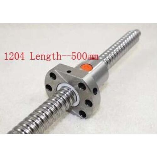 Acme Screws Diameter 12 mm Ballscrew SFU1204 Pitch 4 mm Length 500 mm with Ball nut CNC 3D Printer Parts