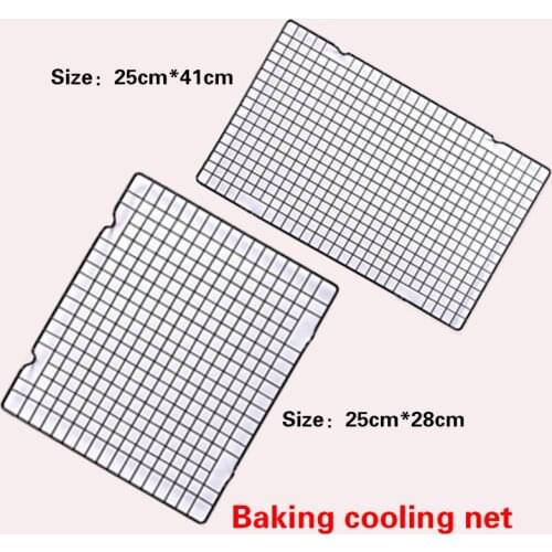 Nonstick Metal Cake Cooling Rack Net Cookies Biscuits Bread Muffins Drying Stand Cooler Holder Kitchen Baking Tools baking