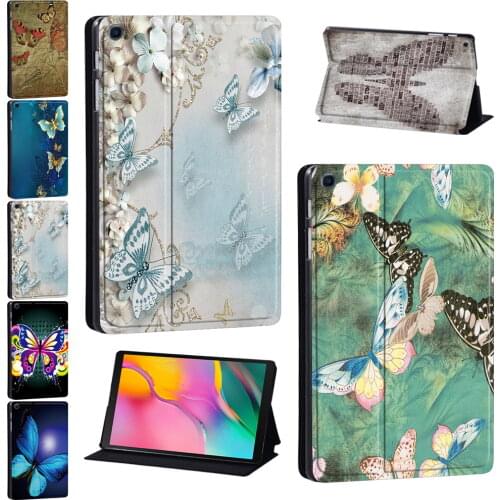 PU Leather Tablet Folding Stand Cover Case for Samsung Galaxy Tab A 8.0"/9.7"/10.1"/10.5"/E 9.6"/Tab S5e 10.5"/Tab S6 Lite 10.4"