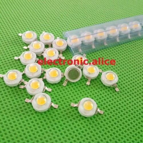 10pcs 50pcs 100pcs 1000pcs 1W 3W High Power Warm White LED Lamp Chip DIY New