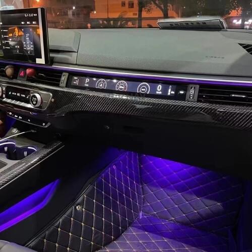 Android car instrument dashboard display for Audi A4 A4L S4 RS4 A5 S5 RS5 2016-2020 copilot multimedia display screen