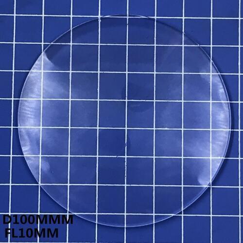Round Fresnel Lens Diameter 110MM Focal length 100mm fresnel lens in magnifiers DIY projector Rectangle lens