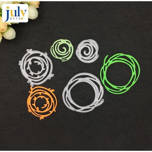 Julyarts Metal Cutting Dies Cutting Scrapbooking Birds Nest Carbon Steel Material Craft Creative Stamps Paper Card Stencil