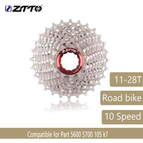 ZTTO Road Bike 10 Speed Cassette 10 Velocidade 10S 28T Bicycle Parts Cassete Freewheel Sprocket For 5600 5700 105 K7 Rival 290g
