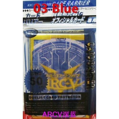 KMC 500 PCS YuGiOh ARC-V Card Sleeves Board Games Card protector 10 Colors Option