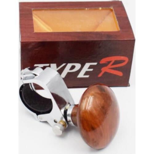 Brown Car Steering Wheel Spinner Knob Auxiliary Booster Aid Control Handle