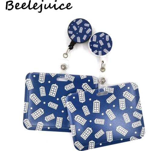 Funny Cartoon Characters Fashion Women Card Holder Lanyard Retractable Badge Reel Nurse Doctor Student ID Card Clip Badge Holder