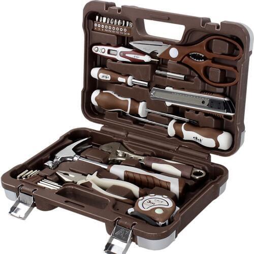 27pcs Electrician Hardware Tool Set Household Tools Kit Electrician Maintenance Multi-Functional Portable Hardware ratchet Tool