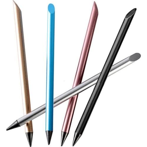 School supplies set pencils stationery drawing pencil Inexhaustible tungsten alloy metal pencil without sharpening