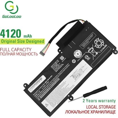 Golooloo 11.4v/47Wh New Laptop Battery for Lenovo ThinkPad E450C E455 E460 00HW022 45N1752/1753/1754/1755/1756/1757 3ICP7/38/64