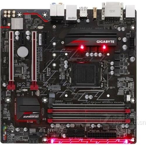 Original Used GA-B250M-Gaming 5 Motherboard for Gigabyte B250M-Gaming 5 B250 LGA1151 DDR4 Supports I7 7700K